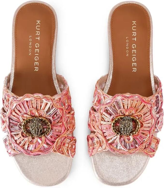 Kurt Geiger Dames Slipper Roze 5600557999 57 Chelsea Woven - Foto 4