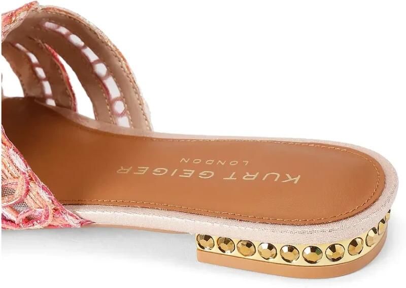 Kurt Geiger Dames Slipper Roze 5600557999 57 Chelsea Woven - Foto 6