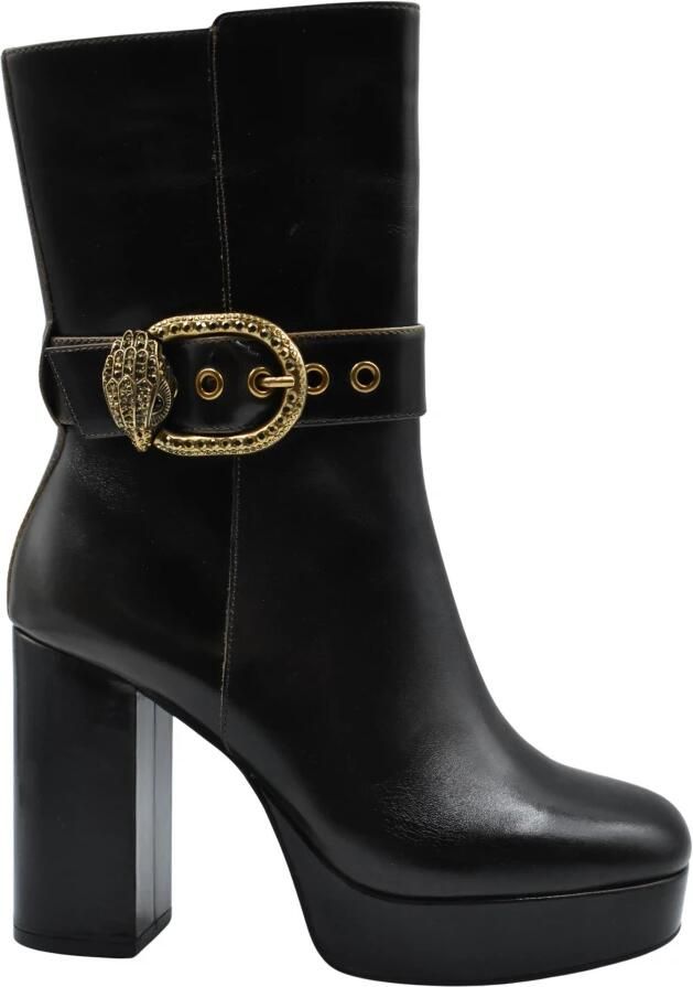 Kurt Geiger Dames Geveterde Schoenen Bruin Aw24