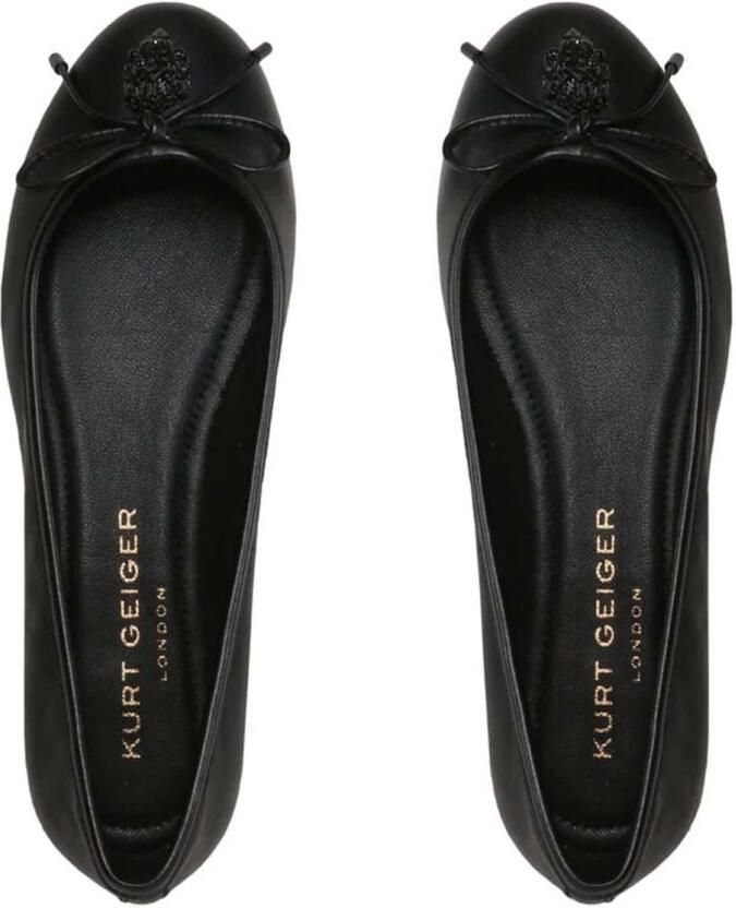 Kurt Geiger Eagel leren ballerina's zwart - Foto 2