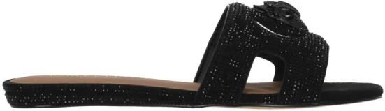 Kurt Geiger Eagle Cut-Out Flat Sandal