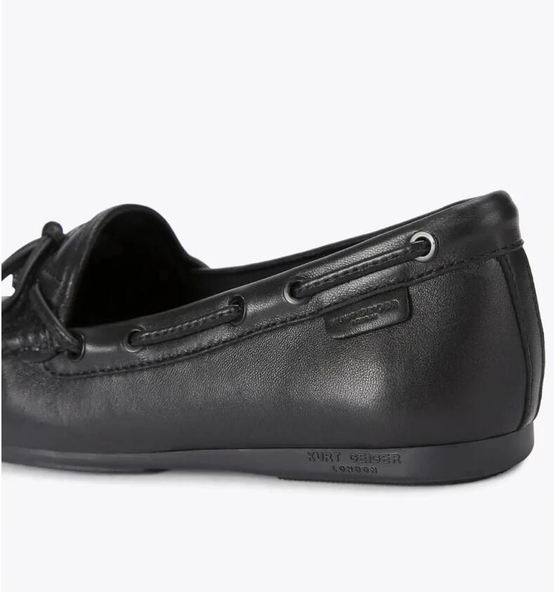 Kurt Geiger Eagle moccasin van leer met quilt patroon - Foto 3