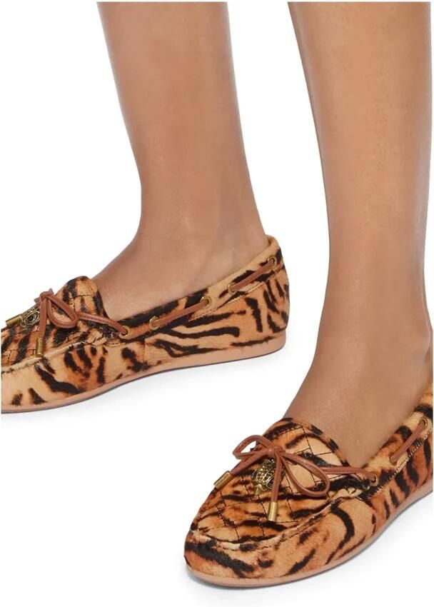 Kurt Geiger London Eagle Moccasin Mocassins Dames Instappers Bruin - Foto 11