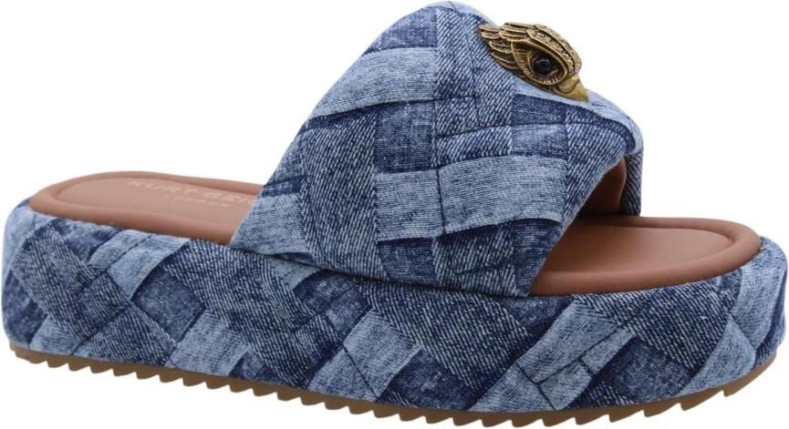 Kurt Geiger Dames Slipper Blauw 2017888669 88 Kensington Puff Flatform - Foto 2