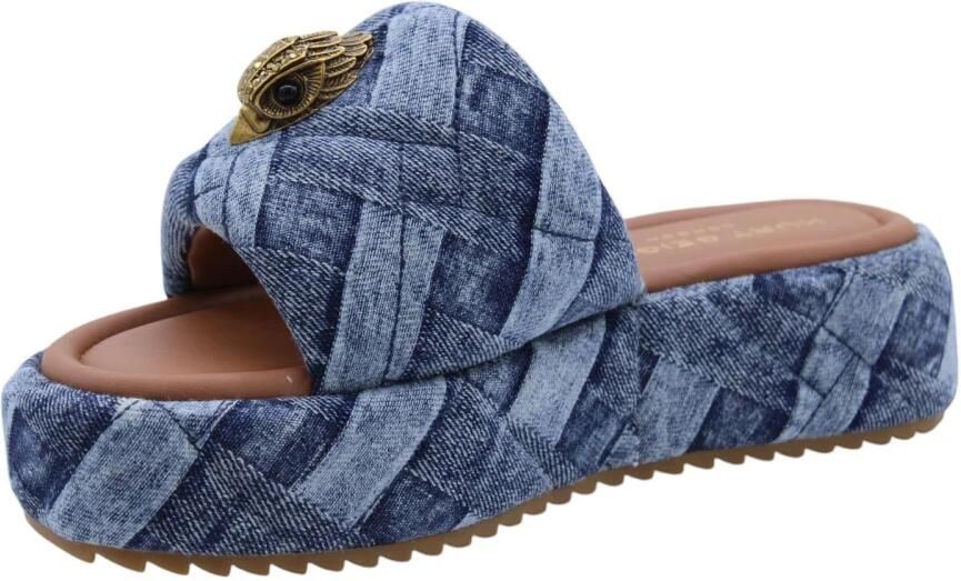 Kurt Geiger Dames Slipper Blauw 2017888669 88 Kensington Puff Flatform - Foto 4