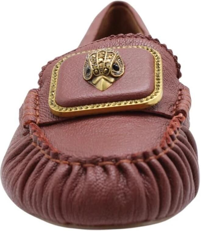 Kurt Geiger Dames Instappers & Ballerina's Pimlico Moccasin Wine Bordeaux - Foto 3