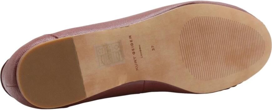 Kurt Geiger Dames Instappers & Ballerina's Pimlico Moccasin Wine Bordeaux - Foto 8