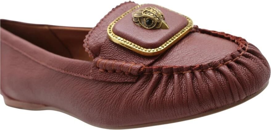 Kurt Geiger Dames Instappers & Ballerina's Pimlico Moccasin Wine Bordeaux - Foto 5