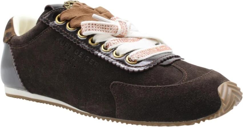 Kurt Geiger London Dames Sneakers Kurt Geiger Kurt Geiger Islington Sneaker Brown Donkerbruin - Foto 12