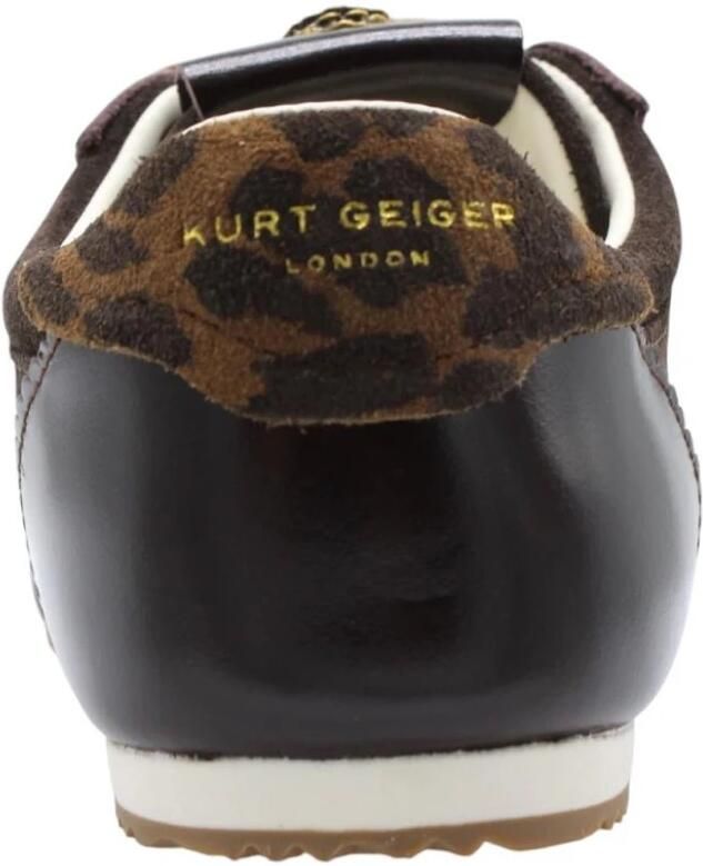 Kurt Geiger London Dames Sneakers Kurt Geiger Kurt Geiger Islington Sneaker Brown Donkerbruin - Foto 8