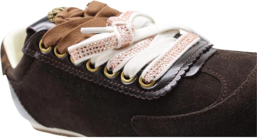 Kurt Geiger London Dames Sneakers Kurt Geiger Kurt Geiger Islington Sneaker Brown Donkerbruin - Foto 11