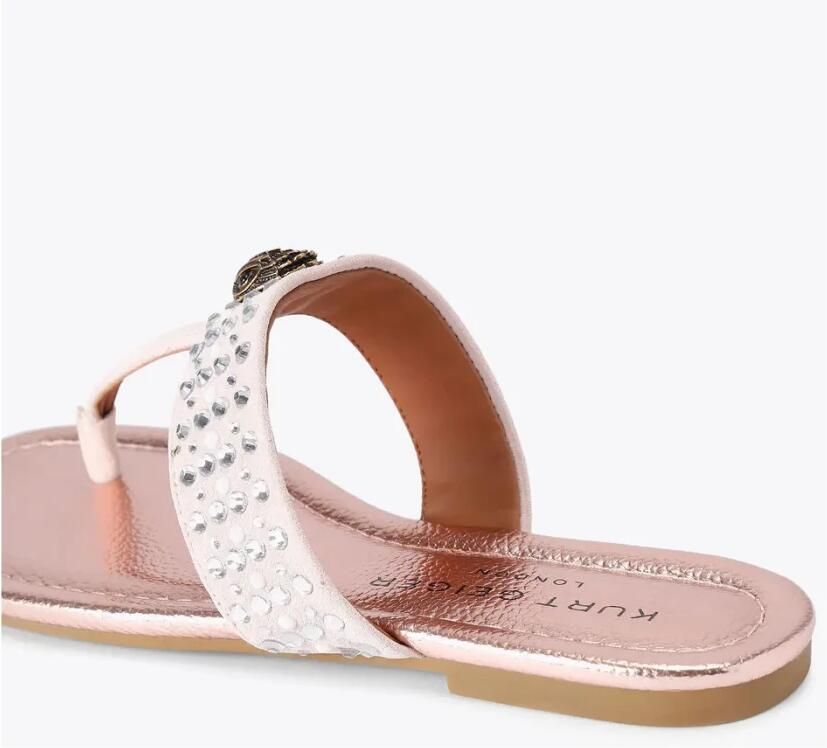 Kurt Geiger Kensington Crystal T-Bar Sandaal - Foto 2