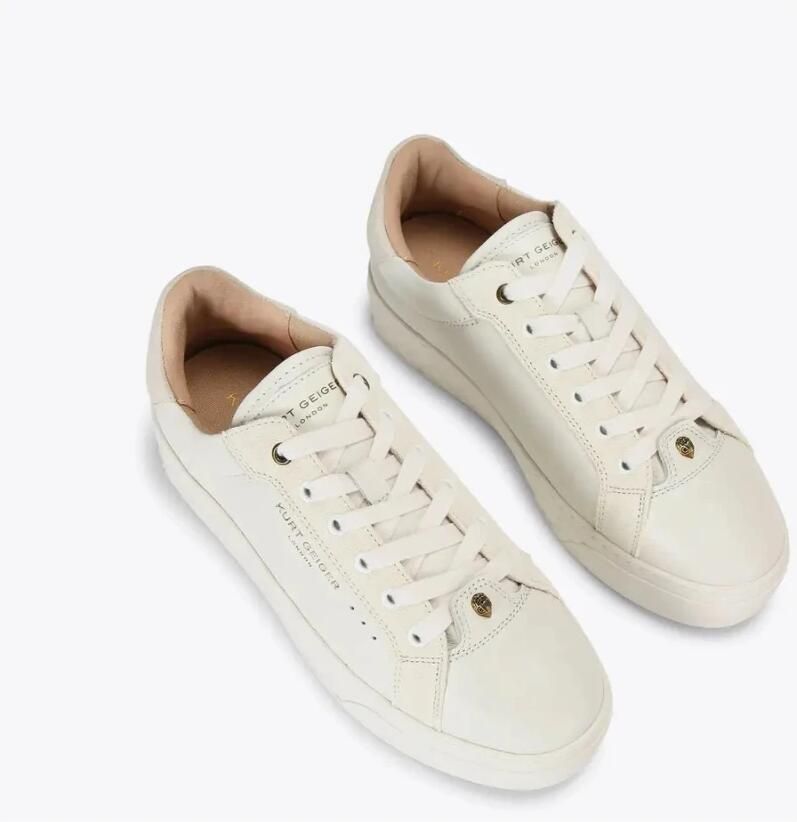 KURT GEIGER LONDON Lage Sneakers Dames Kensington Cupsole Leer Wit - Foto 3