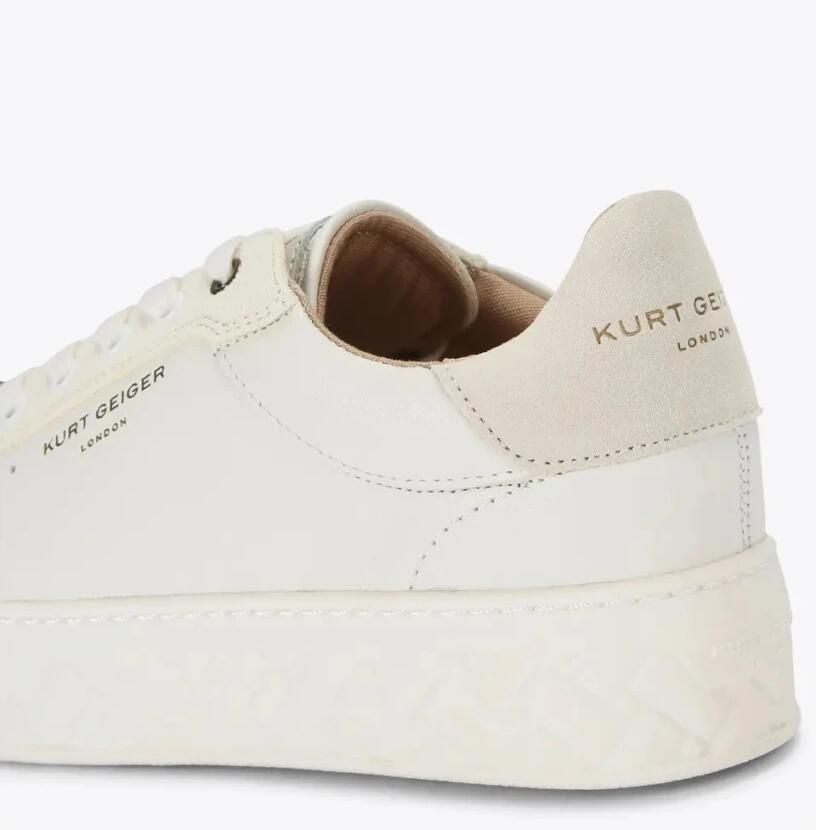 KURT GEIGER LONDON Lage Sneakers Dames Kensington Cupsole Leer Wit - Foto 2