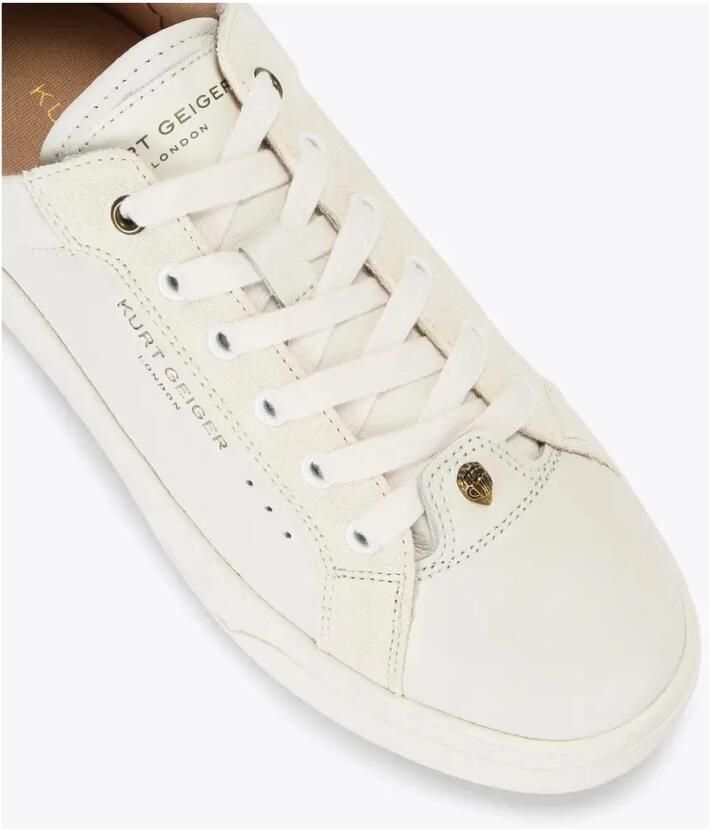 KURT GEIGER LONDON Lage Sneakers Dames Kensington Cupsole Leer Wit - Foto 5