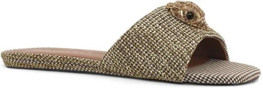 KURT GEIGER LONDON Slippers Dames Kensington Flat Maat: 42 Materiaal: Textiel Kleur: Beige - Foto 5