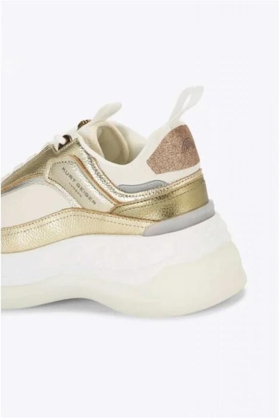 KURT GEIGER LONDON Lage Sneakers Dames Kensington Pump Sneaker Maat: 38 Materiaal: Leer Kleur: Goud - Foto 3