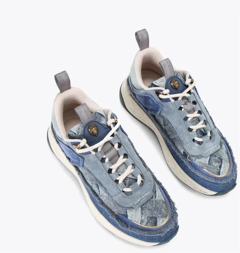 Kurt Geiger London Dames Sneakers Kurt Geiger Kurt Geiger Kensington Sneaker Denim Jeansblauw - Foto 2