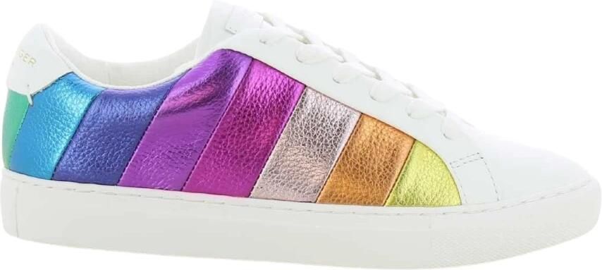 Kurt Geiger London Lane Stripe Lage sneakers Leren Sneaker Dames Multi