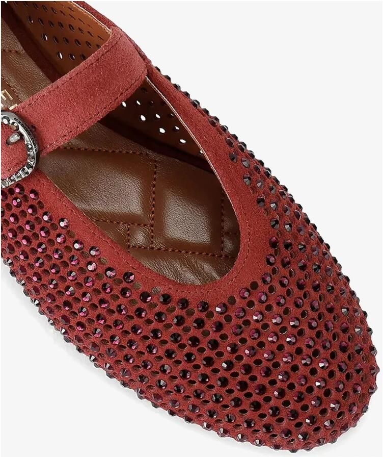 Kurt Geiger Dames Instappers & Ballerina's Mayfair Ballet Flat Wine Bordeaux - Foto 6