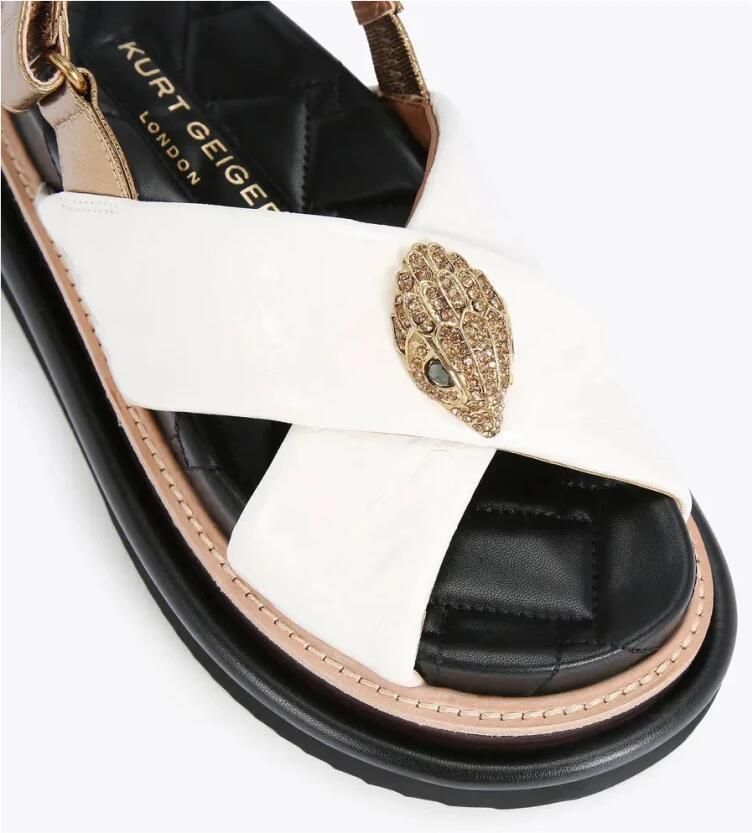Kurt Geiger Orson Cross Strap Sandal - Foto 3