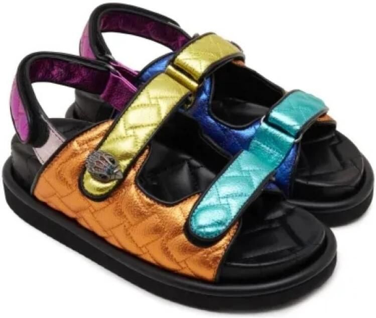 Kurt Geiger Orson sandaal met quilt patroon en metallic finish - Foto 4