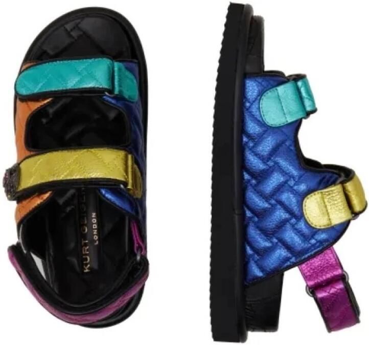 Kurt Geiger Orson sandaal met quilt patroon en metallic finish - Foto 3