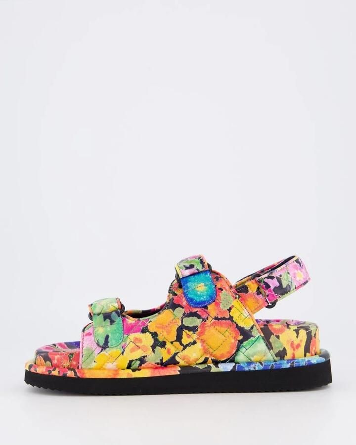 Kurt Geiger Dames Orson Sandaal Roze Multi - Foto 4