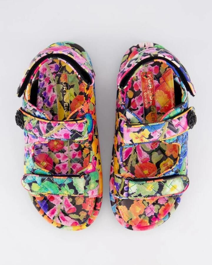 Kurt Geiger Dames Orson Sandaal Roze Multi - Foto 5