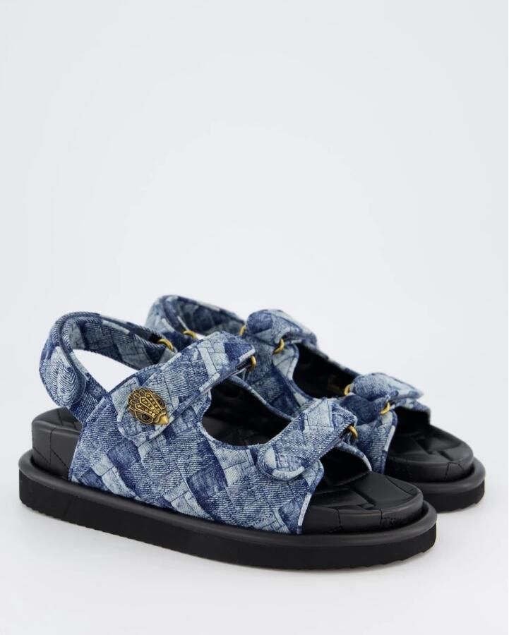 Kurt Geiger Orson sandaal van denim met quilt patroon - Foto 2