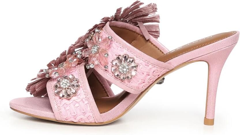 Kurt Geiger Raffia Buckle Sandal - Foto 3