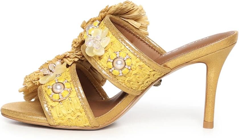 Kurt Geiger Raffia Buckle Sandal - Foto 4