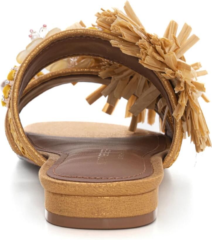 Kurt Geiger Raffia Gesp Platte Sandalen - Foto 3