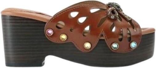 Kurt Geiger London Sandalen met sleehak Butterfly Wedge Mule