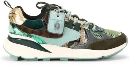 Kurt Geiger 5064379619 runner sneaker groen combi - Foto 2