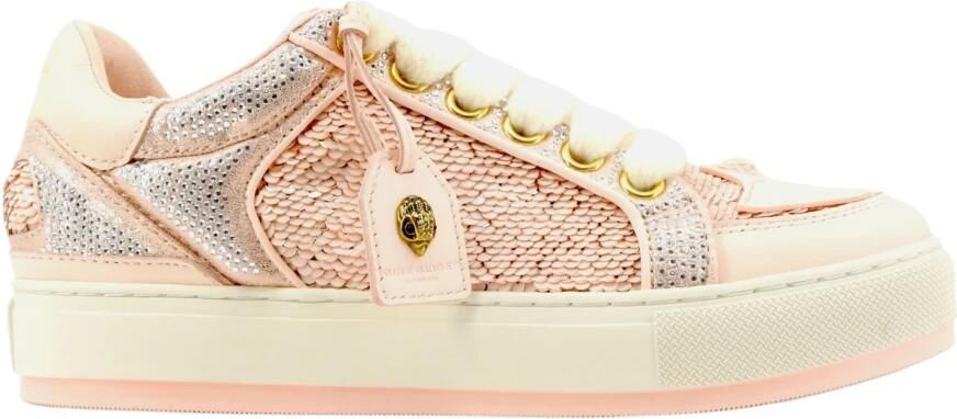 Kurt Geiger London Southbank Tag Sneakers Dames Roze - Foto 2