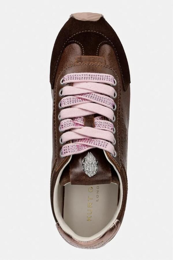 Kurt Geiger London Dames Sneakers Islington Sneaker Leren Lage sneakers Bruin - Foto 4