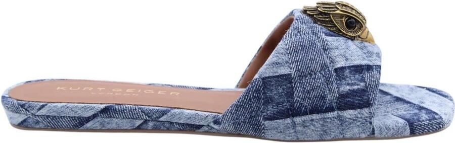 Kurt Geiger Dames Slipper Blauw 8496188669 88 Kensington Flat Sandal - Foto 2