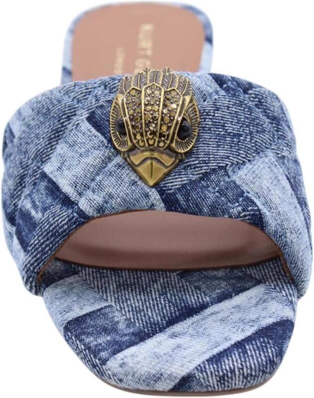 Kurt Geiger Dames Slipper Blauw 8496188669 88 Kensington Flat Sandal - Foto 5