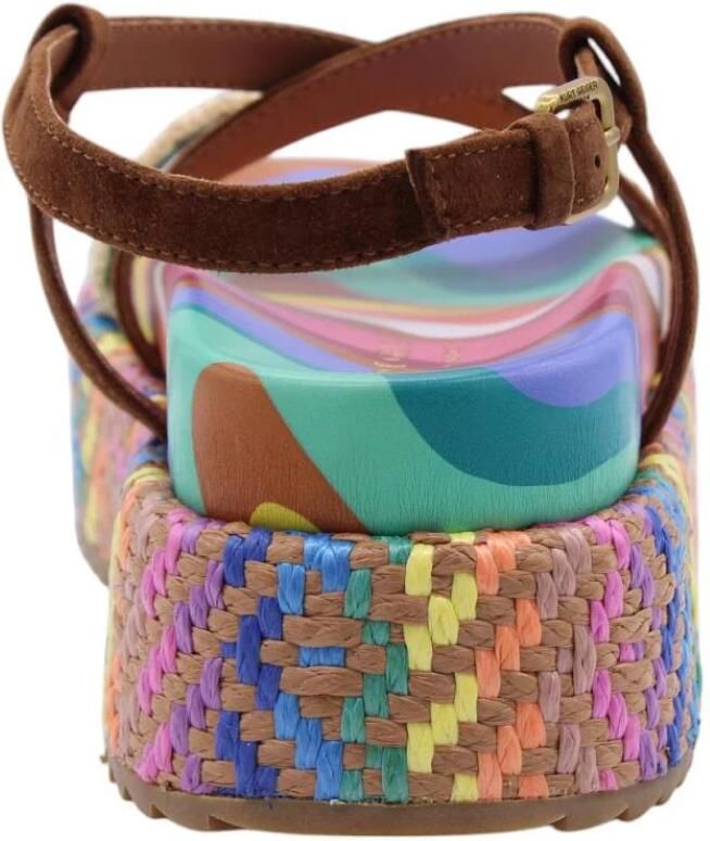 Kurt Geiger London Mini Bow Eyelet Sandalen Dames Multi - Foto 8