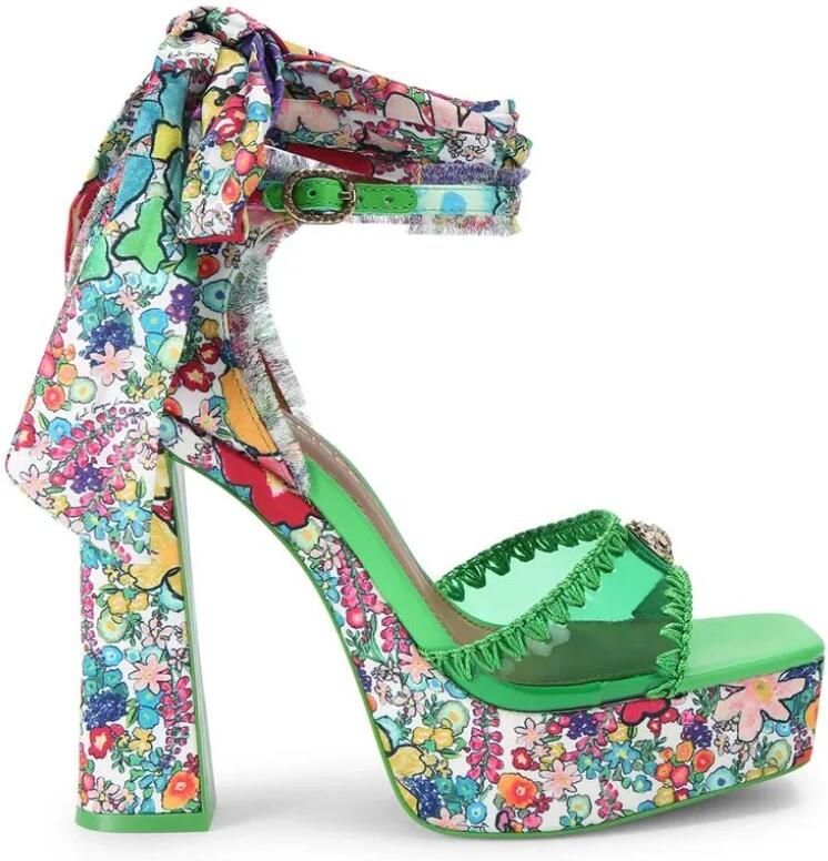 Kurt Geiger Vinyl Tie Platform
