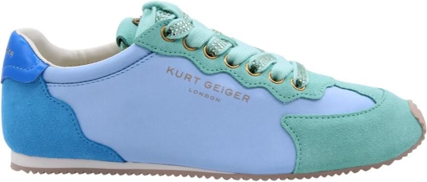 Kurt Geiger Islington suède sneakers lichtblauw
