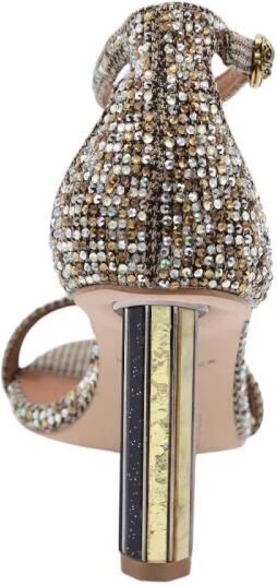 Kurt Geiger London Perspex Heel Sandal Sandalen Dames Goudkleurig - Foto 4