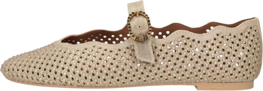 Kurt Geiger London Wavy Mayfair Ballet Flat Ballerina's Dames Goudkleurig - Foto 7