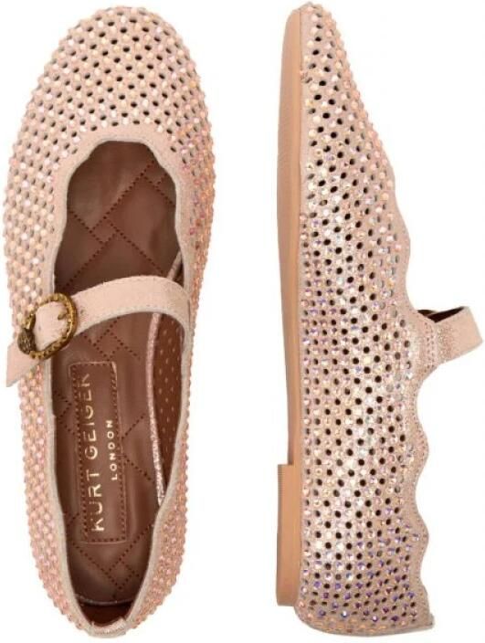 Kurt Geiger London Wavy Mayfair Ballet Flat Ballerina's Dames Beige - Foto 7