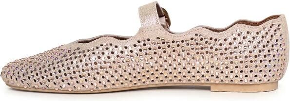 Kurt Geiger London Wavy Mayfair Ballet Flat Ballerina's Dames Beige - Foto 11
