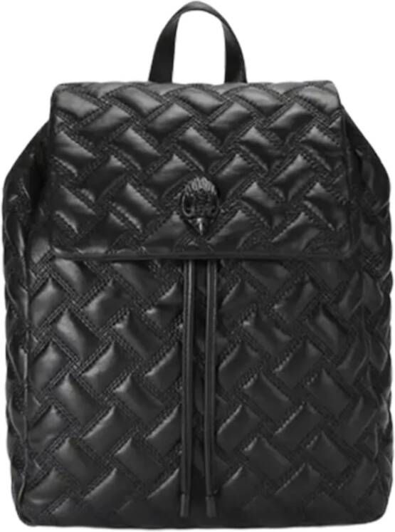 Kurt Geiger Leren rugzak met adelaarskopmotief