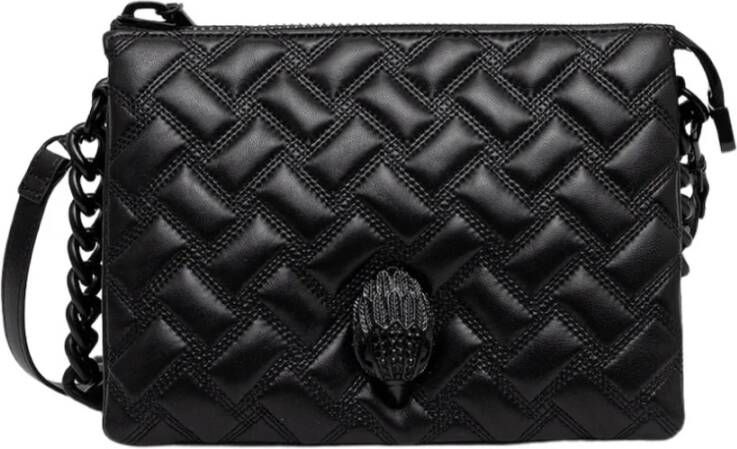 Kurt Geiger Leren Schoudertas met Adelaarmotief