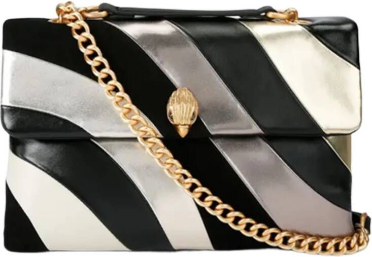 Kurt Geiger Metallic Leren Adelaar Schoudertas