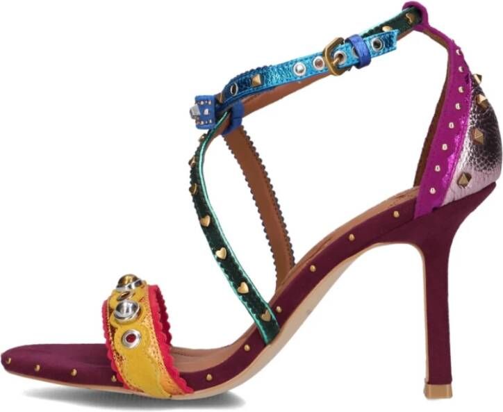 Kurt Geiger London Mini Bow Eyelet Sandalen Dames Multi - Foto 11